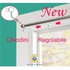 Astina per Tende a Vetro Regolabile con Pallina – Estensibile da 39 a 56 cm