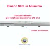 Binario per Tende a Soffitto in Alluminio con Scorrevoli - Scorrimento Manuale