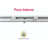 Binario per Tende a Soffitto in Alluminio con Scorrevoli - Scorrimento Manuale