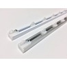 Binario per Tende a Soffitto in Alluminio con Scorrevoli - Scorrimento Manuale