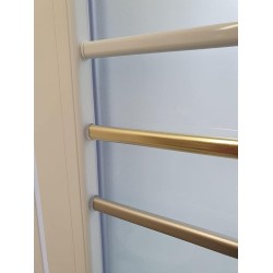 Astina a molla per tenda a vetro – bastoncino estensibile a pressione regolabile da 60 a 90 cm