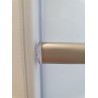 Astina a molla per tenda a vetro – bastoncino estensibile a pressione regolabile da 60 a 90 cm