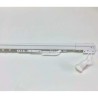 Binario americano estensibile bianco con corda - bastone per tende a soffitto o parete