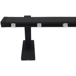 Binario per tende Minimal nero a soffitto o parete