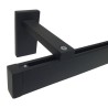 Binario per tende Minimal nero a soffitto o parete