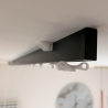 Binario per tende Minimal nero a soffitto o parete