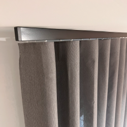 Binario per tende Minimal nero a soffitto o parete