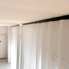 Binario per tende Minimal nero a soffitto o parete