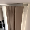 Doppio binario per tende nero Minimal a soffitto o parete - Made in Italy