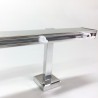 Binario per tende Minimal alluminio, scorrimento strappo/corda, a parete o soffitto