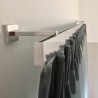 Binario per tende Minimal alluminio, scorrimento strappo/corda, a parete o soffitto