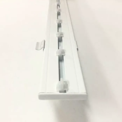 Binario singolo per tende a soffitto bianco in alluminio L42mm | Global Corporation