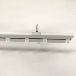 Binario singolo per tende a soffitto bianco in alluminio L42mm | Global Corporation