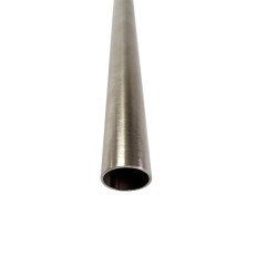 Bastone per tenda sfera acciaio satinato diametro 20