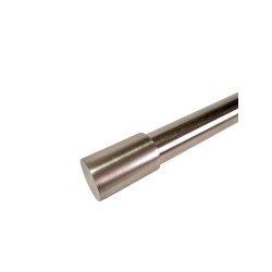 Bastone per tenda sfera acciaio satinato diametro 20