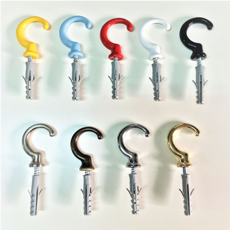 Gancio per tende Got Ø35 vari colori Gancio per tende Got Ø35 vari colori