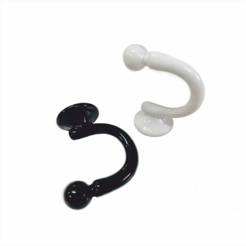 Gancio per tende Got Ø45 a pallina bianco o nero