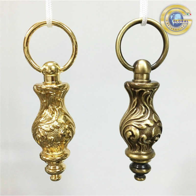 Tendicorda Anfora in ottone classico