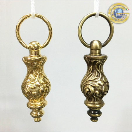 Tendicorda Anfora in ottone classico
