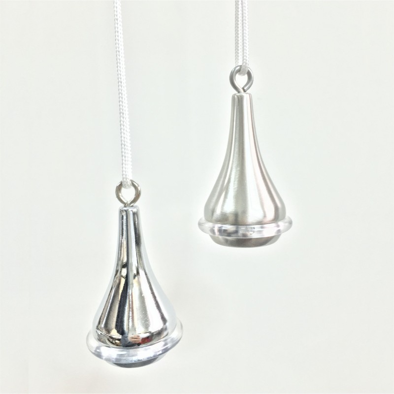 Tendicorda Campanella in ottone e finitura acciaio 80mm Ø40