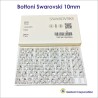 Bottoni cristalli Swarovski Ø10 - scatola da 72 pz