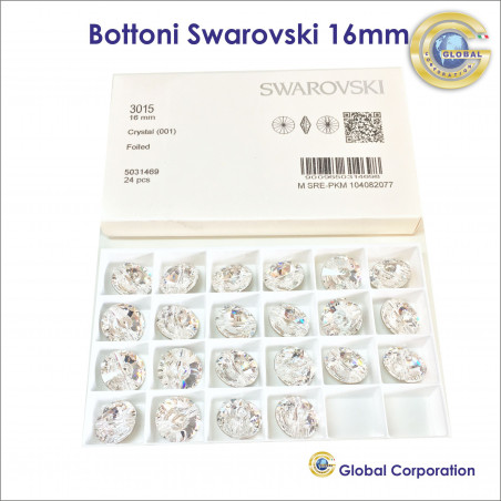 Bottoni Swarovski Ø 16