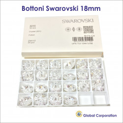 Bottoni Swarovski Ø 18