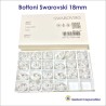 Bottoni cristalli Swarovski Ø18 - scatola da 24 pz