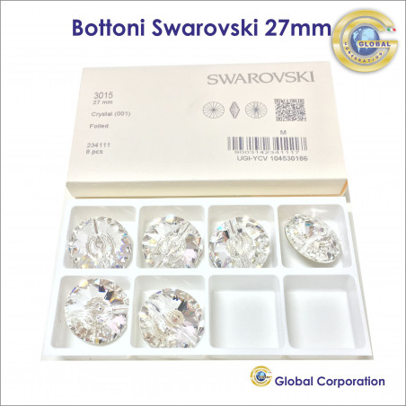 Bottoni Swarovski Ø 27