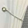 Calamita per tende con cristalli Swarovski (in ottone e acciaio, diverse finiture)
