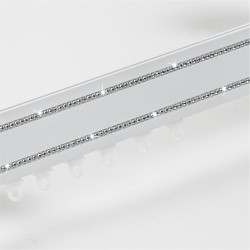 Bastone per tende Swarovski piatto Infinity T 920