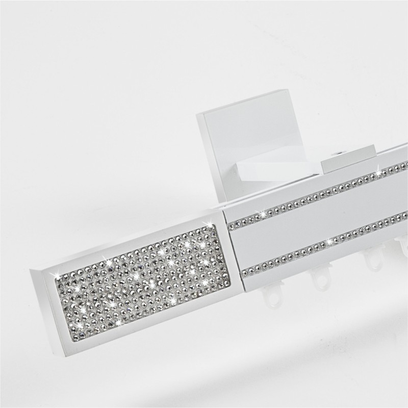 Bastone per tende Swarovski piatto Infinity T 920