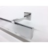 Binario per tende Minimal alluminio, scorrimento onda-wave, a parete o soffitto
