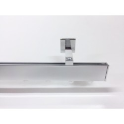 Binario per tende Minimal alluminio, scorrimento onda-wave, a parete o soffitto