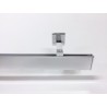 Binario per tende Minimal alluminio, scorrimento onda-wave, a parete o soffitto