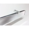 Binario per tende Minimal alluminio, scorrimento onda-wave, a parete o soffitto