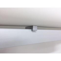 Binario per tende Minimal alluminio, scorrimento onda-wave, a parete o soffitto