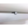 Binario per tende Minimal alluminio, scorrimento onda-wave, a parete o soffitto