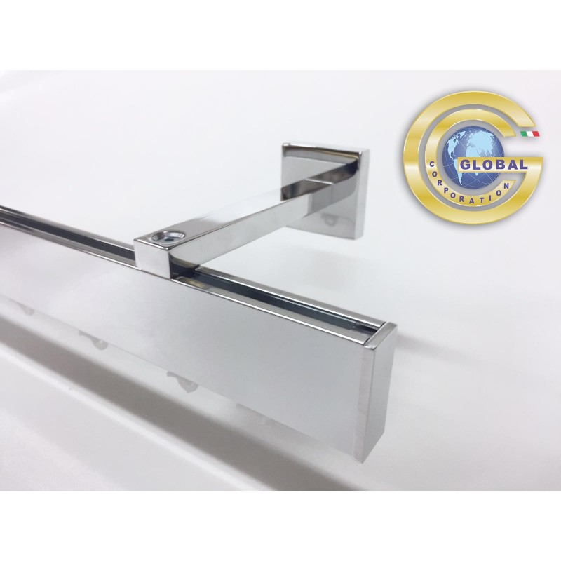 Binario per tende Minimal alluminio, a parete o soffitto Binario per tende Minimal alluminio, a parete o soffitto