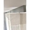 Binario per tende Minimal alluminio, scorrimento onda-wave, a parete o soffitto