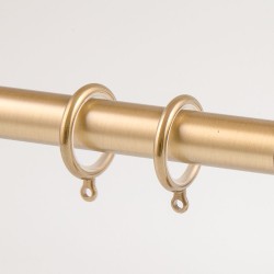 Bastone per tende in ottone con terminale Cigno