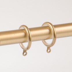 Bastone per tende in ottone con terminale Fregio