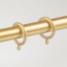 Bastone per tende in ottone con terminale Fregio