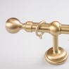Bastone per tende in ottone con terminale Sfera