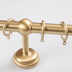 Bastone per tende in ottone con terminale Sfera