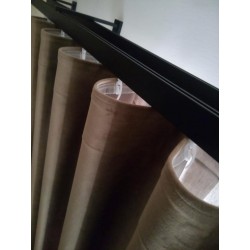 Binario per tende nero Minimal a soffitto e parete doppio o singolo
